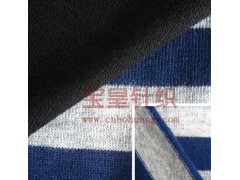 色织条纹针织布 氨纶面料 厂家直销人棉汗布面料图1