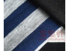 色织条纹针织布 氨纶面料 厂家直销人棉汗布面料图2