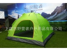 探险者 批发3-4人户外野营自动帐篷 多人快开旅游帐篷 户外用品