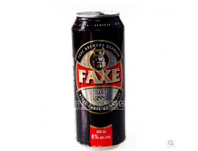 丹麦原装进口啤酒法克Faxe 听装8% 清啤酒500ml 宴会必备佳酿