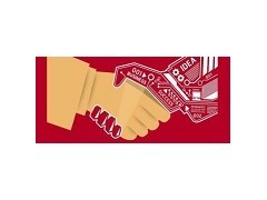 B2U慧域联盟网联合开展电子商务扶贫下乡的联盟书图1
