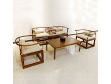 禅意家具沙发新中式客厅沙发组合现代简约样板房会所创意沙发定制